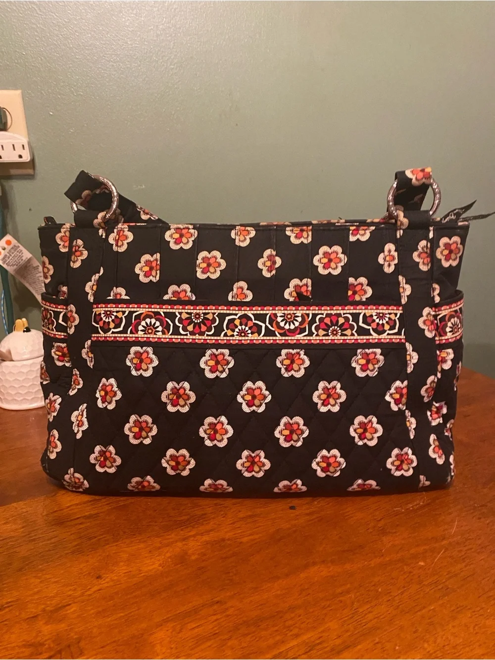 Vera Bradley quilted bag Pirouette pattern